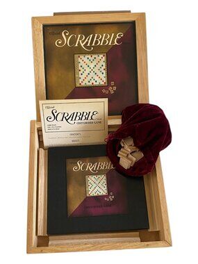 Official Scrabble Crossword Game 2002 Nostalgia Set